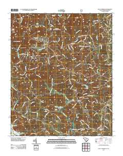 Holly Springs 2011 topographic map thumbnail