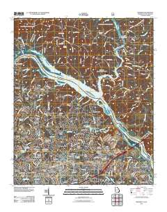 Martinez 2011 topographic map thumbnail