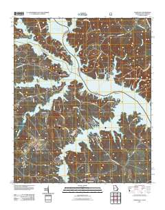 Chennault 2011 topographic map thumbnail