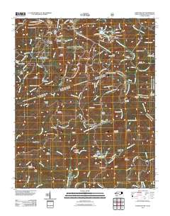 Eastatoe Gap 2011 topographic map thumbnail