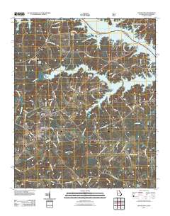 Lincolnton 2011 topographic map thumbnail
