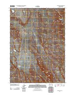 Rams Butte 2011 topographic map thumbnail
