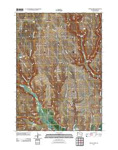 Poison Creek 2011 topographic map thumbnail