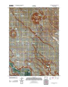 Palomino Buttes 2011 topographic map thumbnail