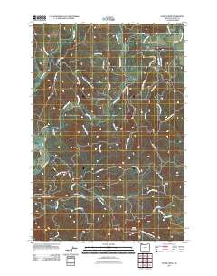 Sager Creek 2011 topographic map thumbnail