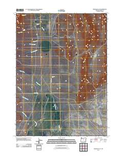 Miranda Flat 2011 topographic map preview