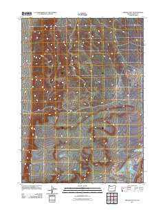 Miranda Flat SE 2011 topographic map thumbnail