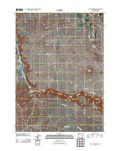 Scott Reservoir 2011 topographic map thumbnail