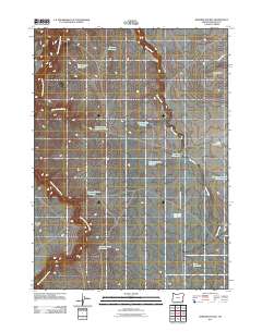 Rawhide Pocket 2011 topographic map preview