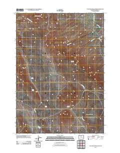 Stockade Mountain 2011 topographic map thumbnail