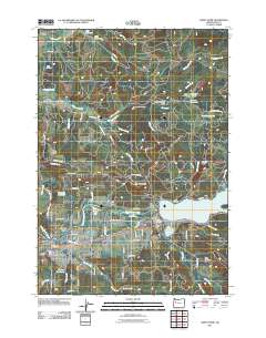 Sweet Home 2011 topographic map thumbnail