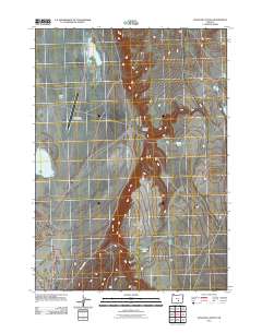 Venator Canyon 2011 topographic map thumbnail
