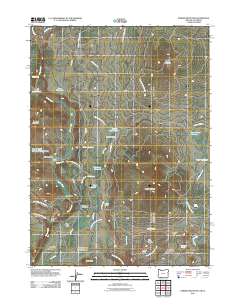 Parker Mountain 2011 topographic map thumbnail