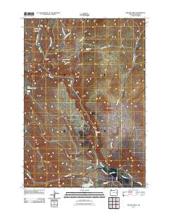 Becker Creek 2011 topographic map thumbnail