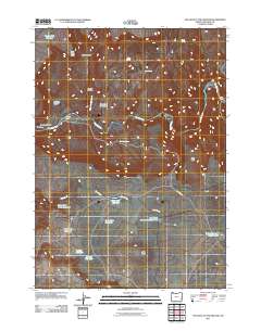 The Hole in the Ground 2011 topographic map thumbnail