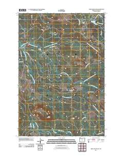 Green Mountain 2011 topographic map thumbnail