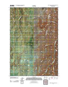 Three Lakes Country 2011 topographic map thumbnail