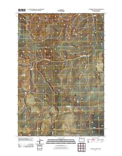 Coombs Canyon 2011 topographic map thumbnail