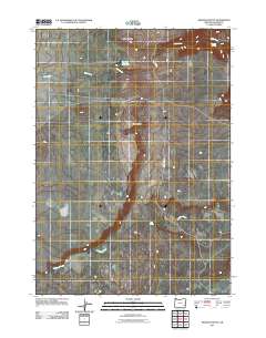 Wrangle Butte 2011 topographic map thumbnail