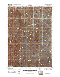 Bannock Ridge 2011 topographic map thumbnail