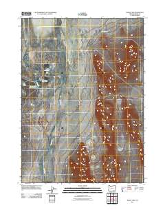 Borax Lake 2011 topographic map thumbnail