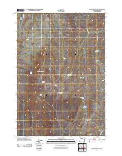 Double Mountain 2011 topographic map thumbnail