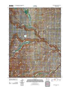 Drake Peak NE 2011 topographic map thumbnail
