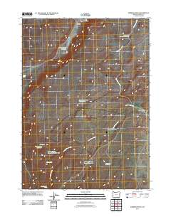 Robbers Roost 2011 topographic map thumbnail