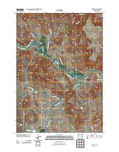 Drewsey 2011 topographic map thumbnail