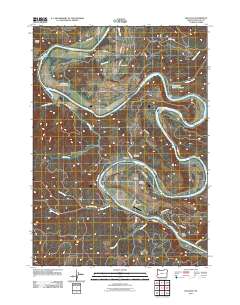 Kellogg 2011 topographic map thumbnail