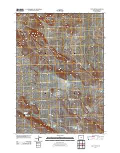 Paiute Butte 2011 topographic map thumbnail