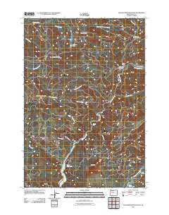 Yellowstone Mountain 2011 topographic map thumbnail