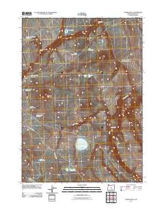 Turpin Knoll 2011 topographic map thumbnail