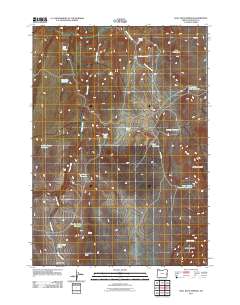Wall Rock Springs 2011 topographic map thumbnail