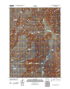 Sourdough Spring 2011 topographic map thumbnail