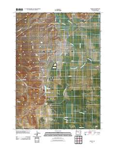Burns 2011 topographic map thumbnail