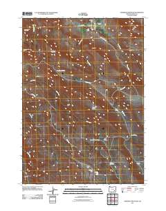 Anderson Mountain 2011 topographic map thumbnail
