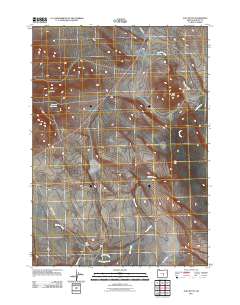 Alec Butte 2011 topographic map thumbnail