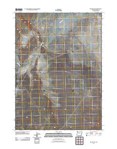 Blitzen SW 2011 topographic map thumbnail