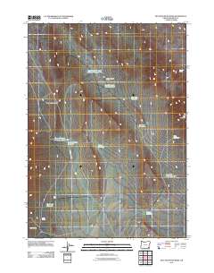 Blue Mountain Basin 2011 topographic map thumbnail