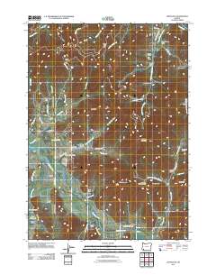 Applegate 2011 topographic map thumbnail