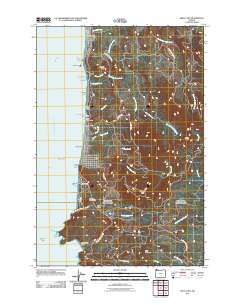 Arch Cape 2011 topographic map thumbnail