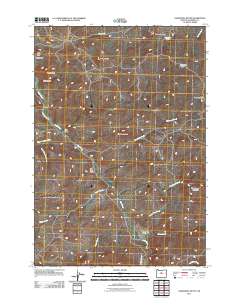 Axehandle Butte 2011 topographic map thumbnail
