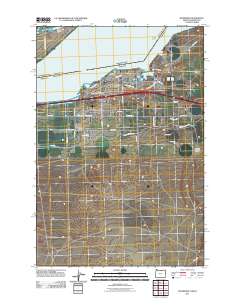 Boardman 2011 topographic map thumbnail