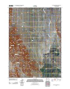 Boghole Spring 2011 topographic map thumbnail
