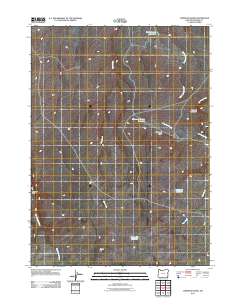 Chipmunk Basin 2011 topographic map thumbnail