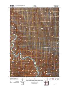 Dant 2011 topographic map thumbnail