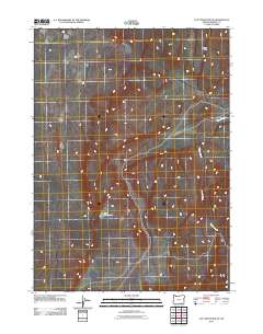 Acty Mountain NE 2011 topographic map thumbnail