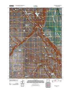 Frenchglen 2011 topographic map thumbnail