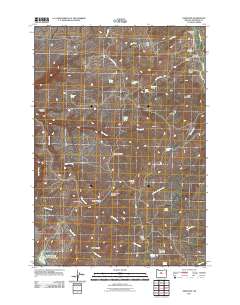 Ashwood 2011 topographic map thumbnail